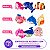 Kit Piranha Para Cabelo Animais Marinhos Modelos Variados 2cm x 2,5cm Com 3 Un. Df408 - Imagem 4