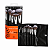 Kit Macrilan Essencial Linha Max: 10 Pincéis Profissionais Com Necessaire A100 - Imagem 1