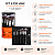 Kit Macrilan Essencial Linha Max: 10 Pincéis Profissionais Com Necessaire A100 - Imagem 2