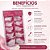 Tips Para Alongamento Belliz Fancy Transparentes 100 Unidades cód.1296 - Imagem 2