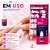 Kit Belliz: Tips Naturais Para Alongamento Belliz Quadrado Médio  Ref.1267 e Cola De Unhas 5g - Imagem 3