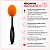 Pincel Macrilan Escova Oval Grande B401-Linha B - Imagem 7