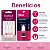 Kit Belliz: Unhas Postiças Naturais Belliz Quadradas e Cola De Unhas 5g - Imagem 2