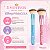 Kit Fenzza Disney Princesas: Pincel Para Base e Pó - Imagem 4