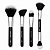Kit Pincéis Macrilan Ultra Essencial: Base, Pó, Blush e Contorno e Iluminador - Imagem 1