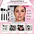 Kit Pincéis Macrilan Ultra Essencial: Base, Pó, Blush e Contorno e Iluminador - Imagem 3