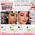 Kit Pincéis Macrilan Ultra Essencial: Base, Pó, Blush, Contorno e Iluminador, Corretivo e Precisão, Sombra e Esfumar, Esfumar e Chanfrado com Escova - Imagem 3