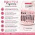 Kit Pincéis Macrilan Ultra Essencial: Base, Pó, Blush, Contorno e Iluminador, Corretivo e Precisão, Sombra e Esfumar, Esfumar e Chanfrado com Escova - Imagem 7