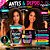 Kit Novex Santo Black Poderoso: Creme De Tratamento 1kg e Gel Para Baby Hair 60g - Imagem 3