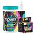 Kit Novex Santo Black Poderoso: Creme De Tratamento 1kg, Leave-In Day After 300ml e Gel Para Baby Hair 60g - Imagem 1
