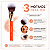 Pincel Para Pó, Cotorno e Iluminador Macrilan Linha Beauty Tools Bt02 - Imagem 4