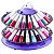 Organizador de Esmalte Giratório Dompel Smaltbell Twist Roxo 3355 - Imagem 1