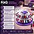 Organizador de Esmalte Giratório Dompel Smaltbell Twist Roxo 3355 - Imagem 7