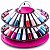 Organizador de Esmalte Giratório Dompel Smaltbell Twist Rosa 3354 - Imagem 1