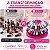 Organizador de Esmalte Giratório Dompel Smaltbell Twist Rosa 3354 - Imagem 4