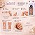 Unhas Autocolantes Sea Sand Médio Impress Kiss Ny Bipm090 - Imagem 4