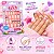 Unhas Autoadesivas Infantil Pink By Kiss Cor 6 Fbg04 C/24 - Imagem 2
