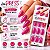 Unhas Autocolantes Amethyst Bailarina Impress Kiss Ny Bipam514 - Imagem 2