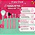 Kit Com 5 Pincéis Para Maquiagem Macrilan Princess Kp9-6 - Imagem 6