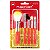 Kit Com 5 Pincéis Para Maquiagem Macrilan Princess Kp9-6 - Imagem 10
