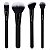 Kit de Pincéis Macrilan Noir Collection: N01, N02, N03 e N13 - Imagem 1
