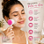 Esponja de Limpeza Facial 2 em 1 Rosa Escuro Meily'S Mac-271 - Imagem 2