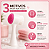 Esponja de Limpeza Facial 2 em 1 Rosa Escuro Meily'S Mac-271 - Imagem 5