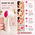 Esponja de Limpeza Facial 2 em 1 Rosa Escuro Meily'S Mac-271 - Imagem 6