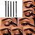 Kit de Pincéis Macrilan Noir Collection: N07, N09, N10, N11 e N12 - Imagem 4