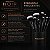 Kit de Pincéis Macrilan Noir Collection: N01, N02, N03, N04, N05, N06, N07, N08, N09, N10, N1, N12 e N13 - Imagem 8