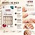 Unhas Postiças Kiss New York Salon Naturals Quadrado Curto Cód. KSN03BR - Imagem 4