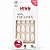 Unhas Postiças Kiss New York Salon Naturals Stiletto Longo 28 Unidades Cód. KSN06BR - Imagem 1