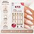 Unhas Postiças Kiss New York Salon Naturals Stiletto Longo 28 Unidades Cód. KSN06BR - Imagem 2