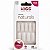 Unhas Postiças Kiss New York Salon Naturals Quadrado Longo Cód. KSN04BR - Imagem 1