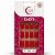 Unhas Postiças Fhaces Colors Escarlate Quadrado Médio 24 Unidades Cod. U3091 - Imagem 1
