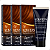 Kit Kert Keraton: 3 Tonalizantes Banho de Brilho Vegan Caramelo Moreno Iluminado 100g - Imagem 1