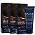 Kit Kert Keraton: 3 Tonalizantes Banho de Brilho Vegan Café Expresso Castanho Escurríssimo 100g - Imagem 1