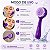 Pincel De Limpeza e Esfoliação Facial Macrilan Roxo Cp-03 - Imagem 5