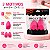Kit Esponjas Para Maquagem Macrilan Rosa Com 2 Unidades Ej1-21 - Imagem 4