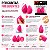 Kit Esponjas Para Maquagem Macrilan Rosa Com 2 Unidades Ej1-21 - Imagem 6