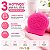 Esponja Para Limpeza Facial Rosa Meily’s Ref.:mac-300 - Imagem 4