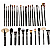 Kit de Pincéis Klass Vough Professional Wonder 30 Peças Com Cinto - Imagem 4