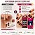 Kit Belliz: Unhas Postiças Quadrado Curto Marrom Jazz e Cola De Unhas Ricca 5g - Imagem 3