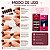 Kit Belliz: Unhas Postiças Quadrado Curto Marrom Jazz e Cola De Unhas Ricca 5g - Imagem 5