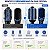 Kit Taiff Tourmaline:Refil Formato Oval e Formato Raquete Azul - Imagem 3
