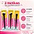 Kit Pincéis Macrilan Trend: Pó, Base e Blush - Imagem 5