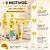Kit Cimed João e Maria Baby: Sabonete Líquido 200ml, Óleo De Massagem 200ml, Lenço 45un, Sabonete Em Barra Karité 75g e Creme Preventivo Para Assaduras 40g - Imagem 4