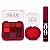 Kit Jasmyne Safra 09: Paleta De Sombras, Blush Vermelho e Máscara - Imagem 1