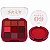 Kit Jasmyne Safra 09: Paleta De Sombras E Blush Vermelho Tinto - Imagem 1
