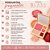 Paleta De Blush, Iluminador e Sombra Ruby Rose Glass Glam Selection Honor Hb-m1006-1 - Imagem 6